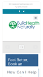 Mobile Screenshot of buildhealthnaturally.com