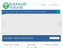 Tablet Screenshot of buildhealthnaturally.com